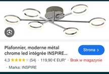 Lampa sugitowa ledowa 6 punktowa / żyrandol led