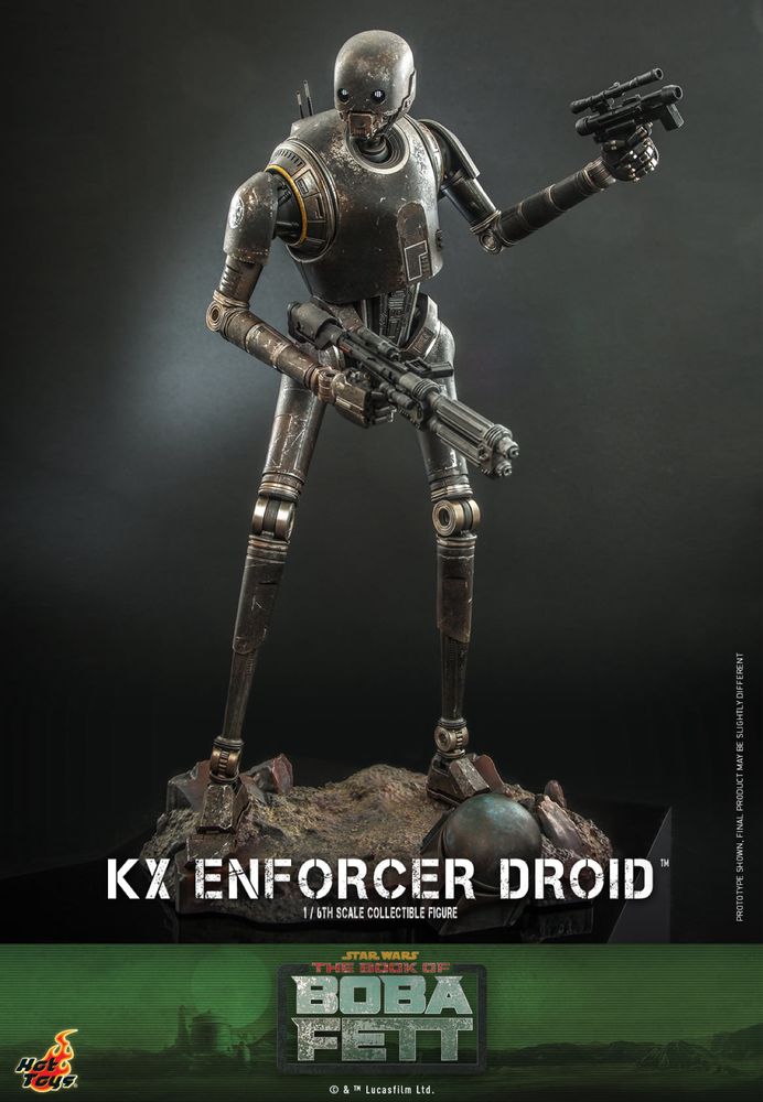 Фігурка 1/6 Hot Toys TMS 72 The Book of BOBA FETT – KX ENFORCER DROID