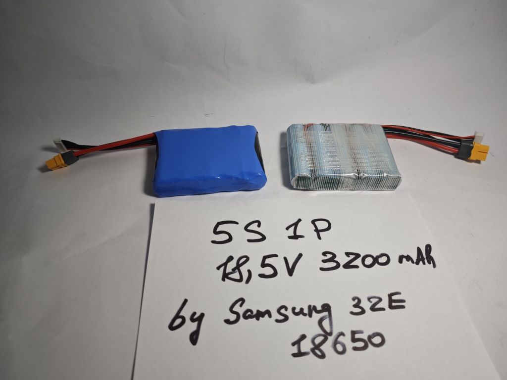 Аккумулятор 5S 1P 18,5V 3200 mAh из элементов 18650 Samsung 32E