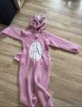 Onesie jednorożec różowe - piżama jednoczęściowa