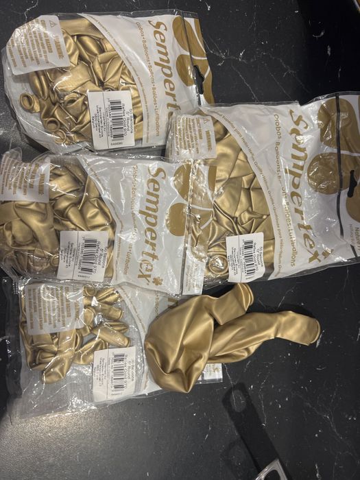 Balony sempertex gold