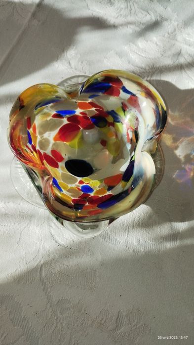 Popielniczka kolorowa prl