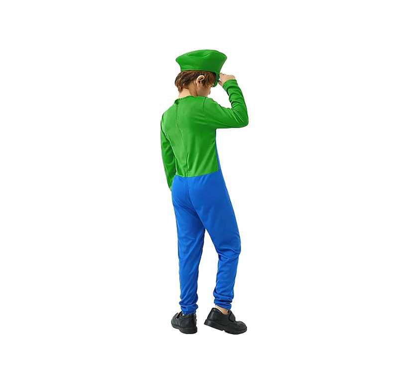 Przebranie Luigi Super Mario SuperMario Strój Zielony Luidzi Kostium