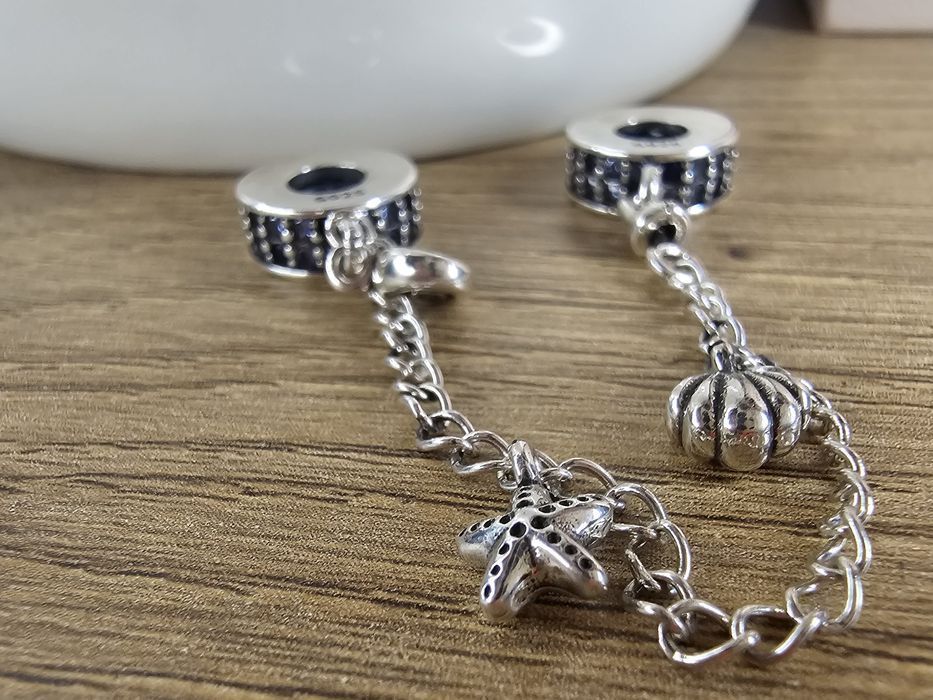 Srebrny charms zawieszka do bransoletki typu PANDORA