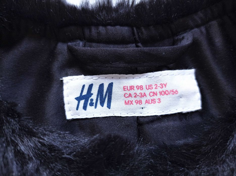 Bolerko z futerka H&M 92