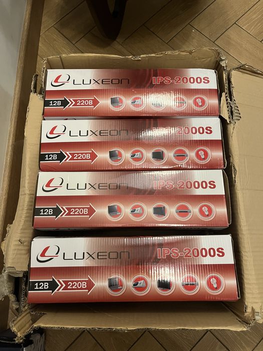Інвертор, перетворювач напруги luxeon ips-2000S чиста синусоїда. Новий