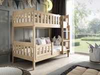 Łóżko dla 2 dzieci sosnowe piętrowe LILA 160x80 - materace gratis