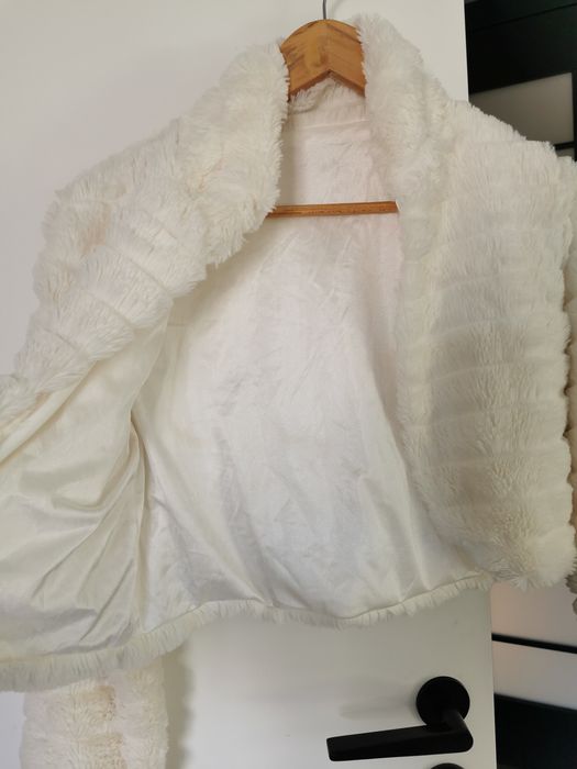 Bolerko ślubne na ślub s/m ecru