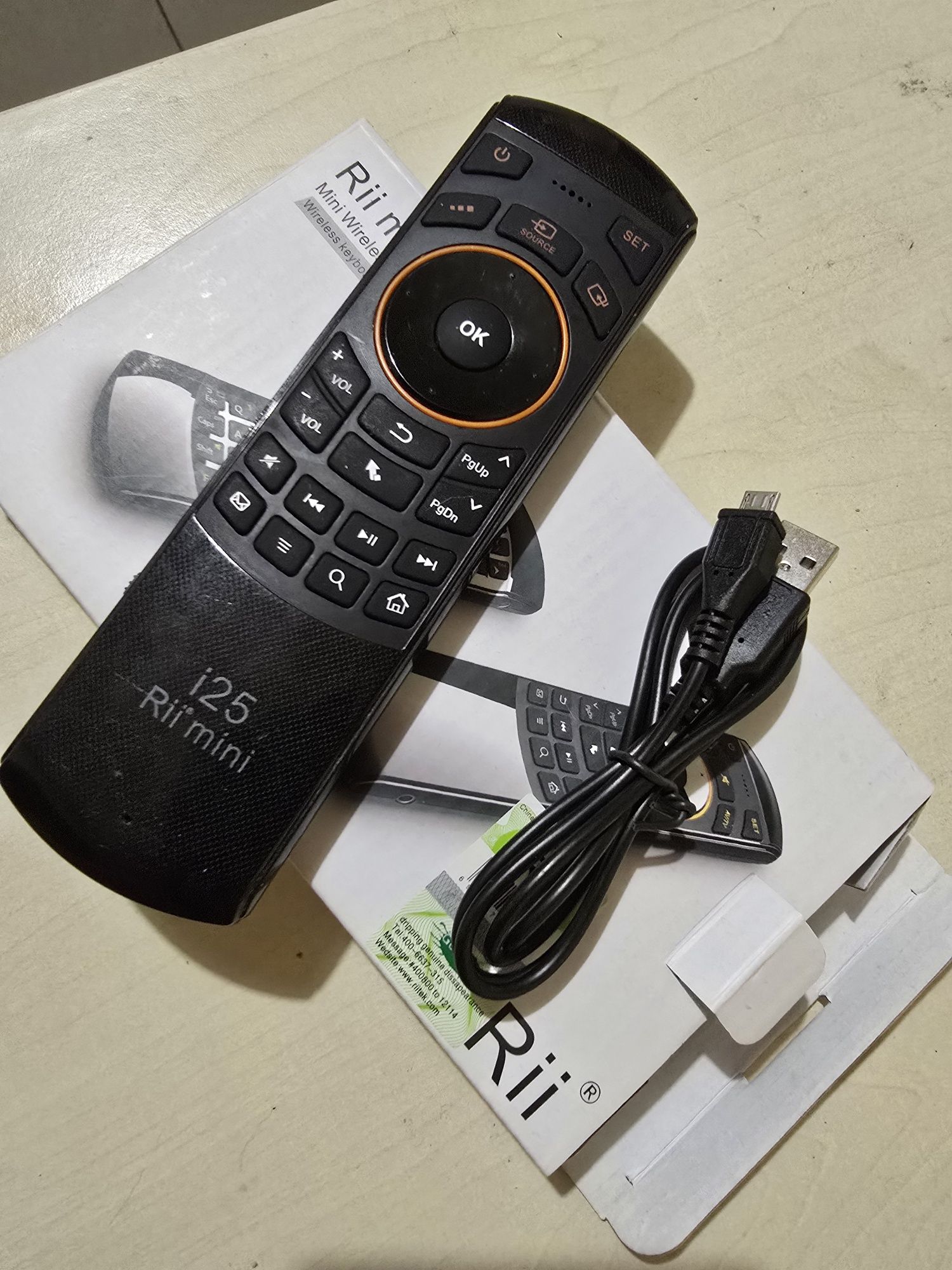 Аеромиша RII MINI I25A Air mouse USB 2.4G