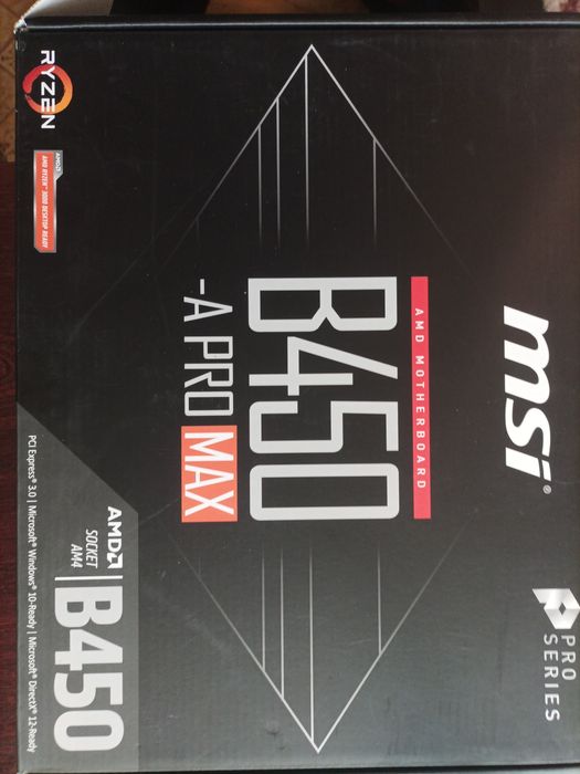 MSI B450 - A PRO MAX AM4 Материнська плата