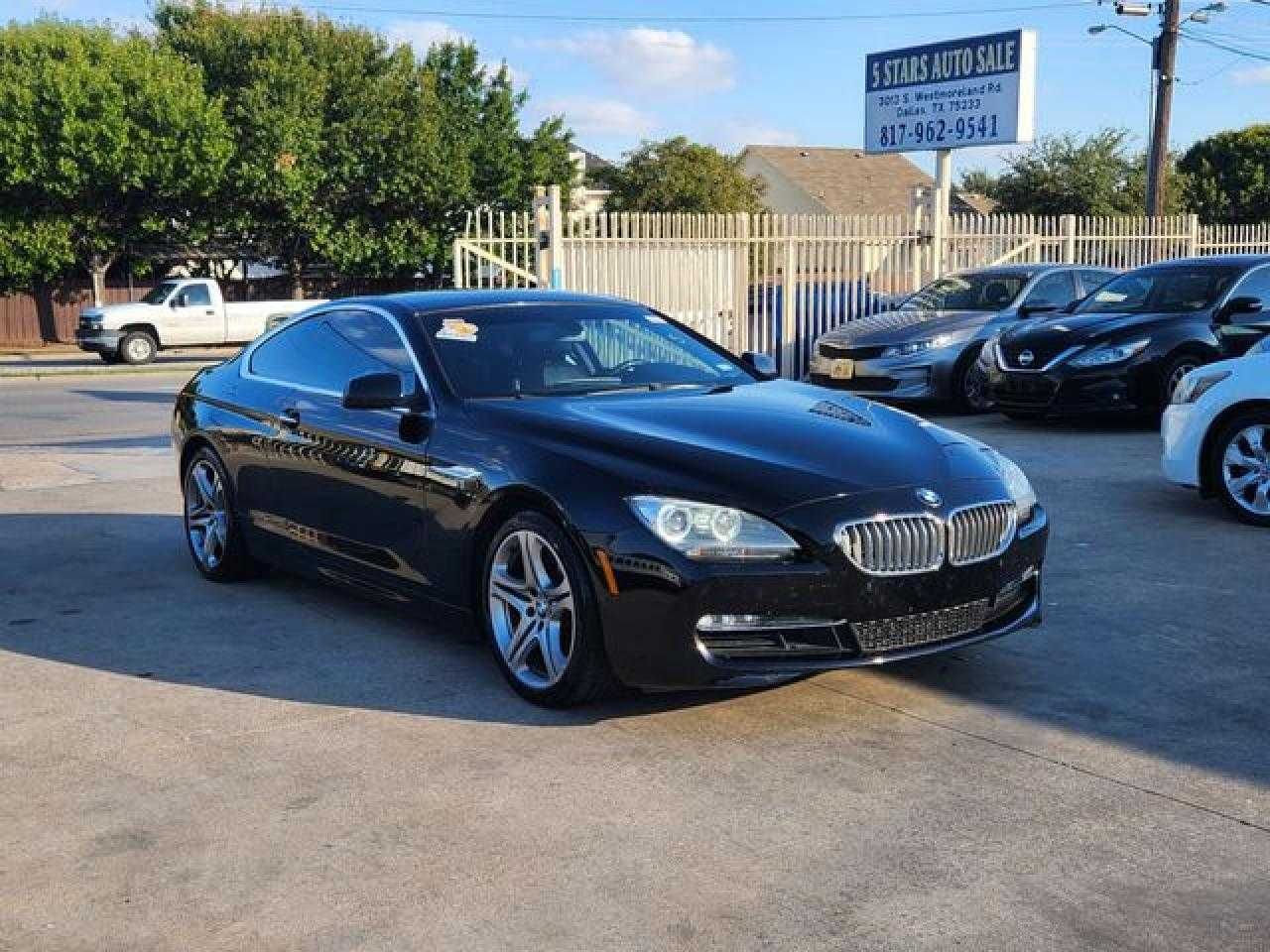 2012 Bmw 650 I BLACK