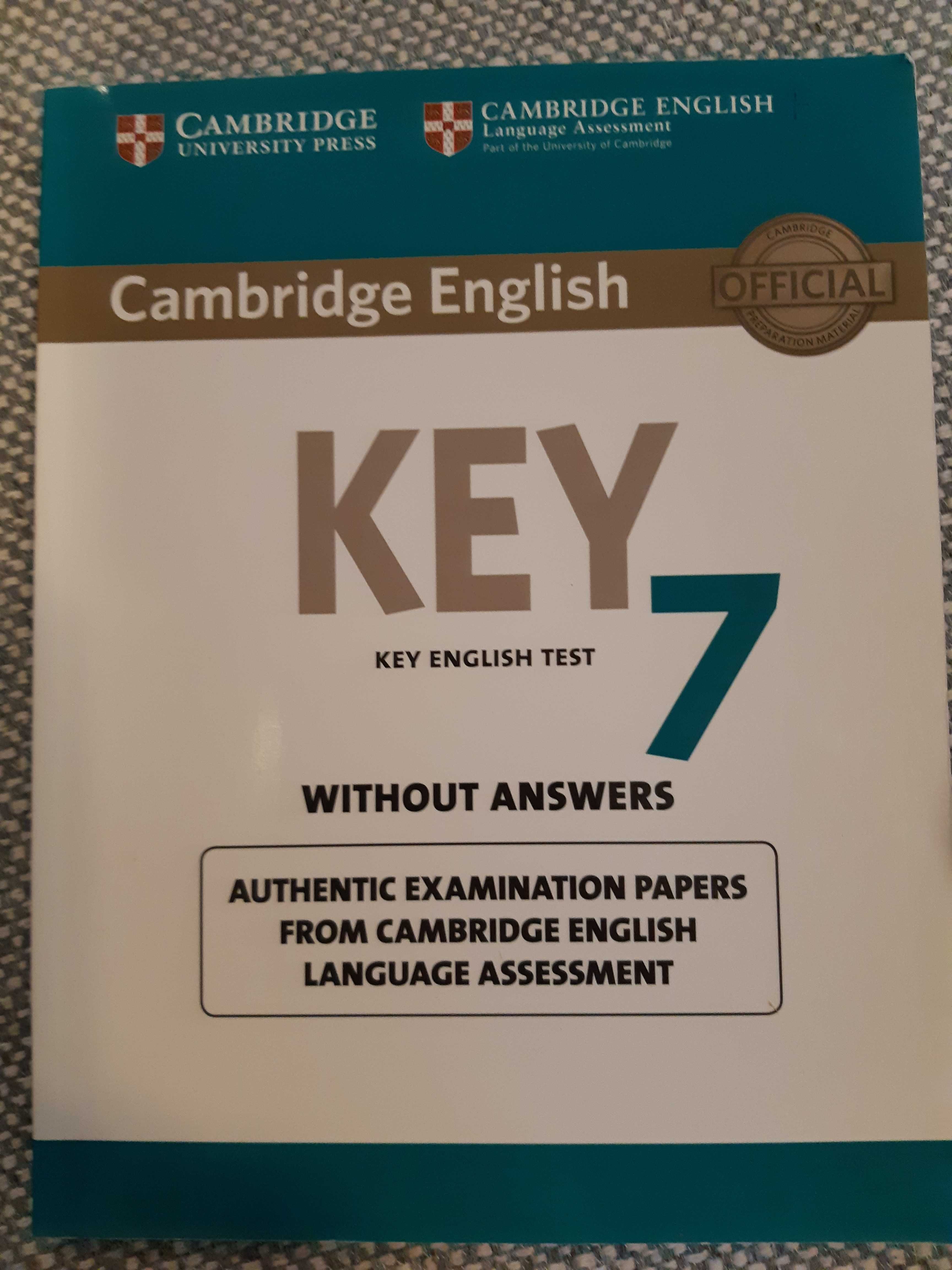 język angielski, Cambridge English Key 7 without Answers