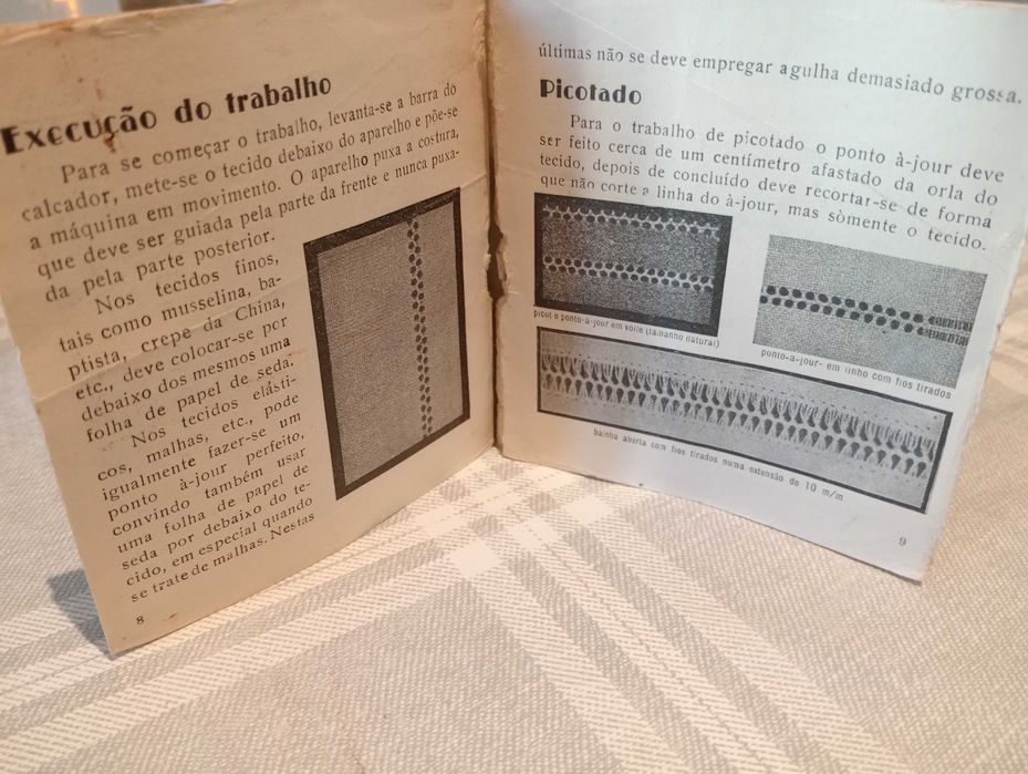 Vintage Aparelho Acessorio para Ponto Turco Maquina de Costura Alfa