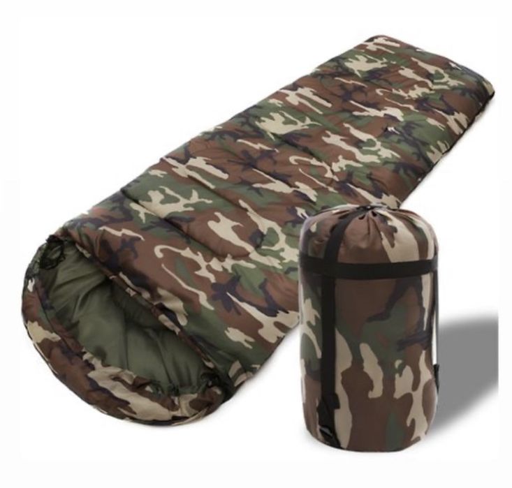 Śpiwór turystyczny wojskowy pod namiot 210x75 cm