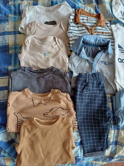 Zestaw ubranek 74 h&m, Reserved,  cool club itp.
