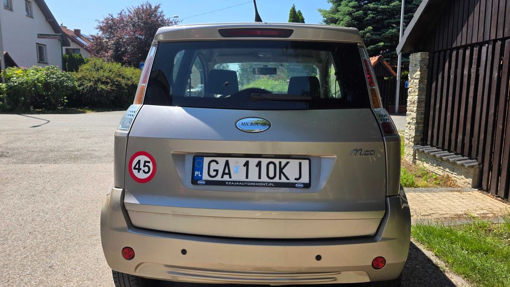 Microcar M.GO kat. B1 L7e złoty 4 osoby