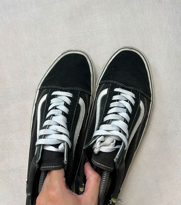 Spodnie Vans skate black white