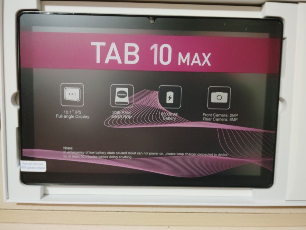 10.1 дюймовий Планшет FitiFun Tab 10 Max 6000 mAh 6/64Gb 2.0 Ггц