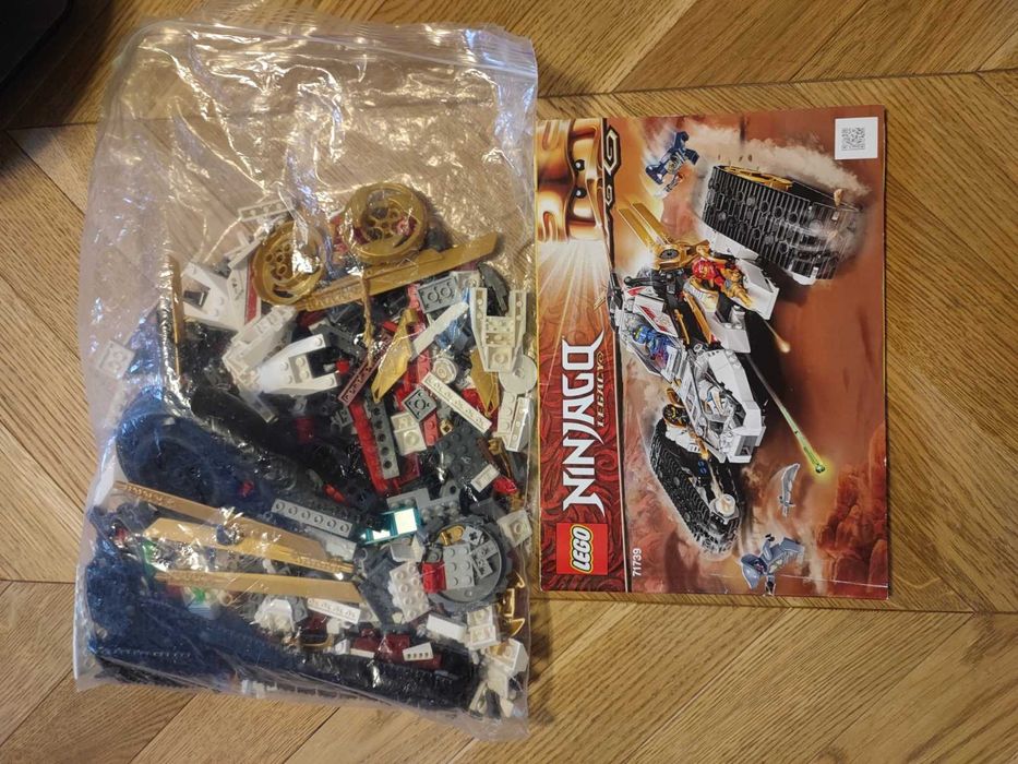Lego Ninjago 71739 - pojazd ultradzwiękowy - 100% kompletny