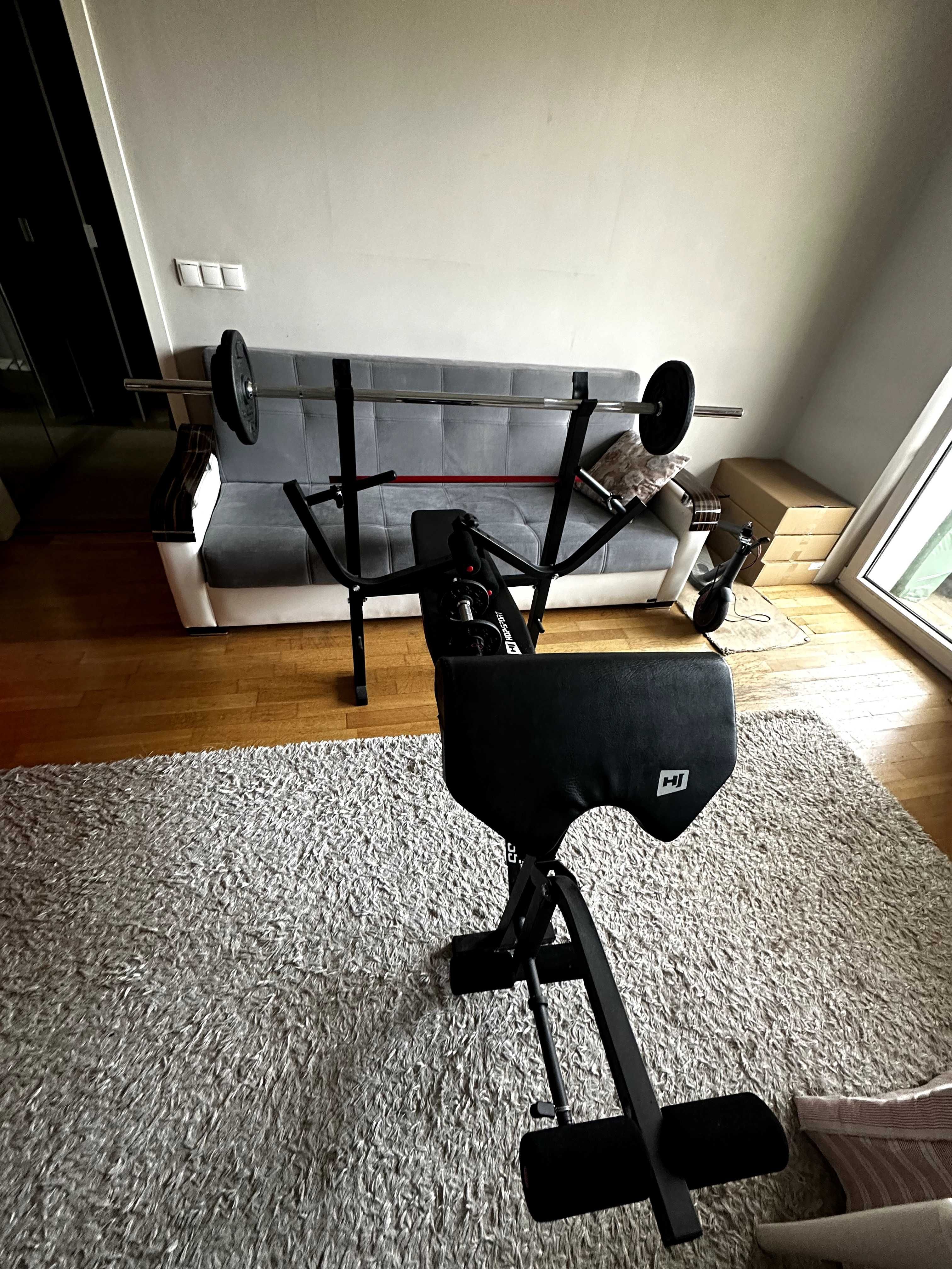 Hop-Sport Ławka Treningowa HS-1055 Pro Z Modlitewnikiem