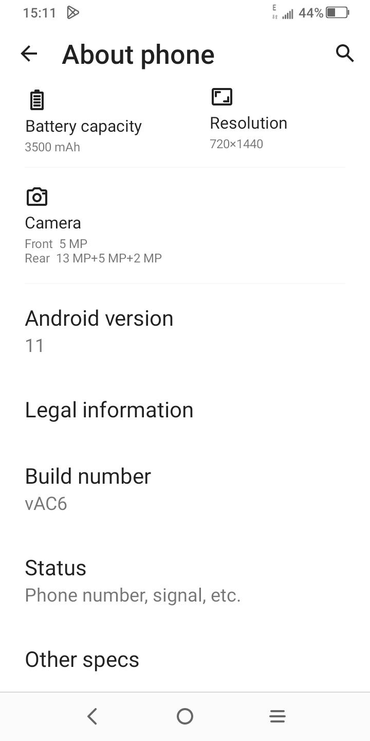 TCL  A3X  3/32gb