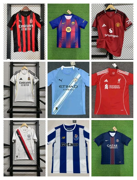 Camisolas Futebol Novas todos Clubes do mundo