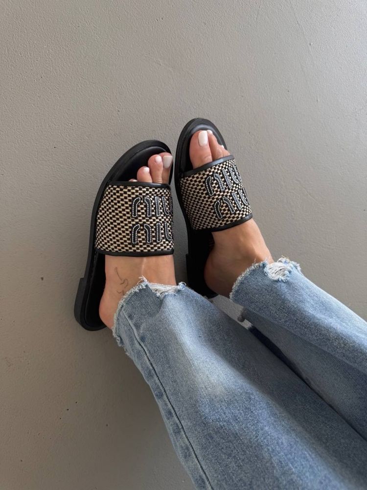 Шльопінці Slides Miu Miu (3 кольори)