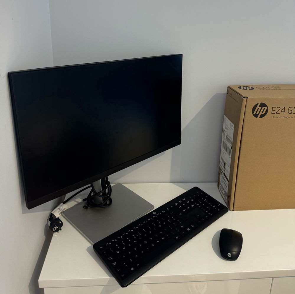 Zestaw HP E24 G5 (monitor+myszka+klawiatura)