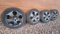 Alufelgi 17' 5x112 Audi VW Seat Skoda + opony 215/55R17. 2021r. Grafit