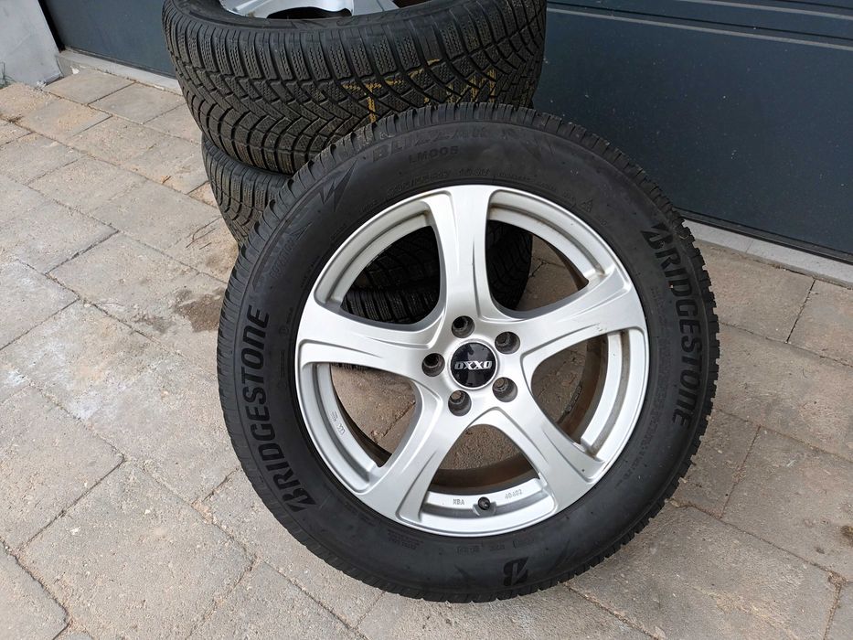Koła zimowe FORD, VOLVO 5x108 /Alufelgi + opony BRIDGESTONE 235/55 R17