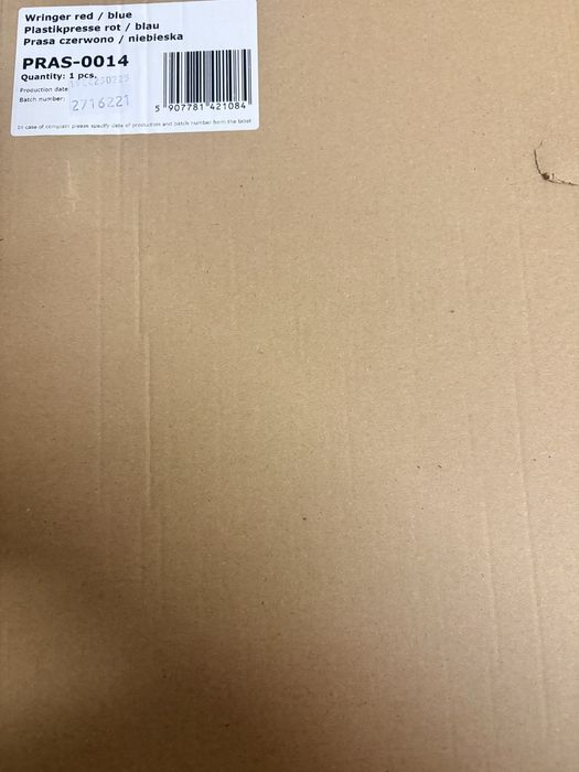 Prasa wyciskowa/wyciskarka mopów