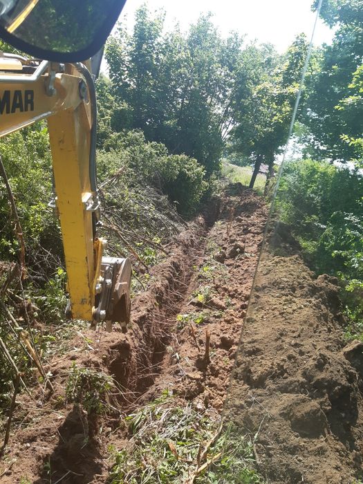 Wynajem minikoparki kopraki , minikoparka 2.2t prace ziemne wiertnica