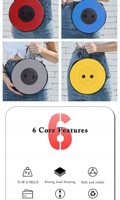 Krzesło krzesełko taboret stołek turystyczne składane wędkarskie 46 cm