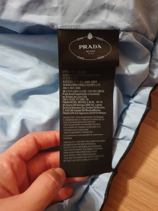Пуховик Prada 38 рамер