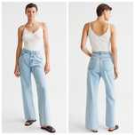 H&M 36r. Jasnoniebieski jeansy dzwony szerokie nogawki