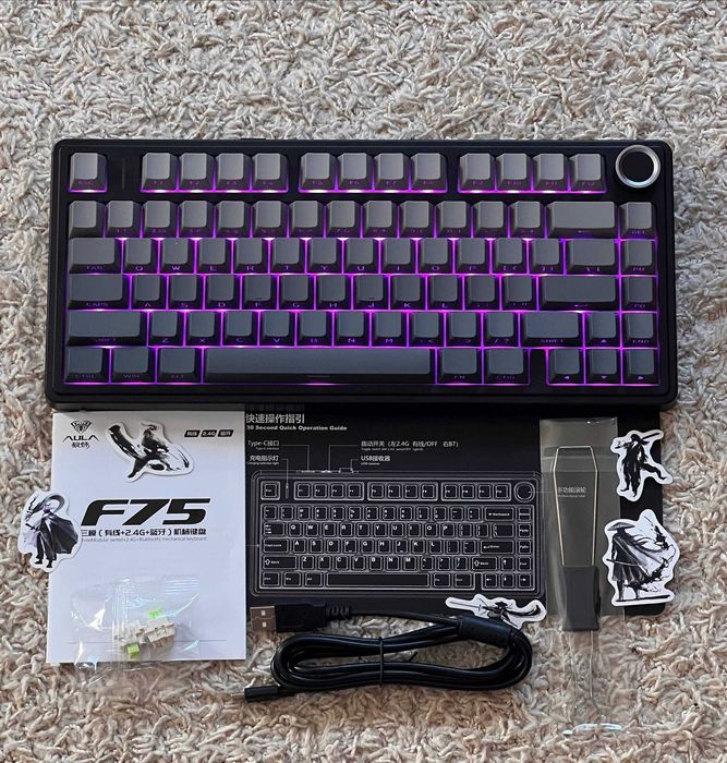 AULA F75 - НОВА Безпровідна Клавіатруа