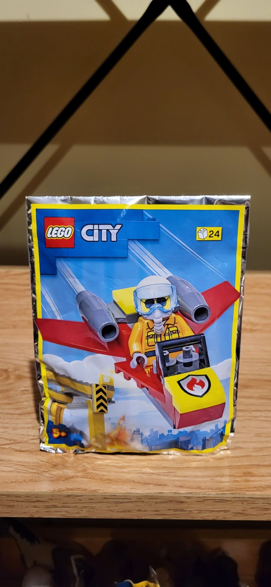 Lego City 952209 Strażak plus Odrzutowiec saszetka z klockami