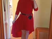 Asymetryczna sukienka plus size