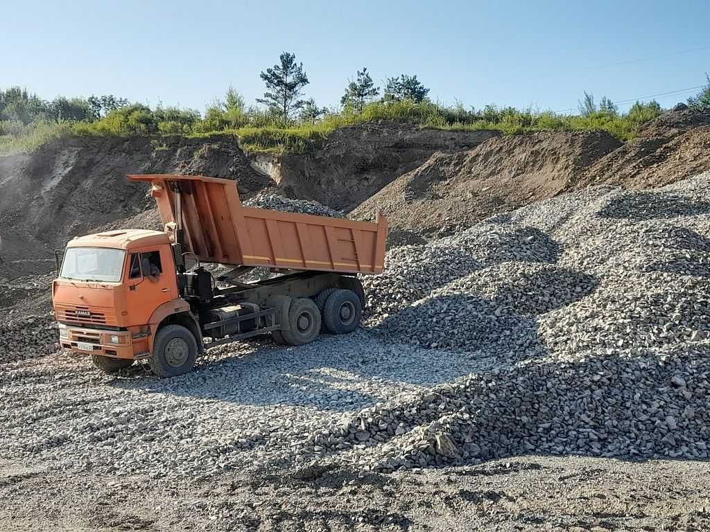 Послуги з доставки будматеріалів пісок камінь відсів Вінниця