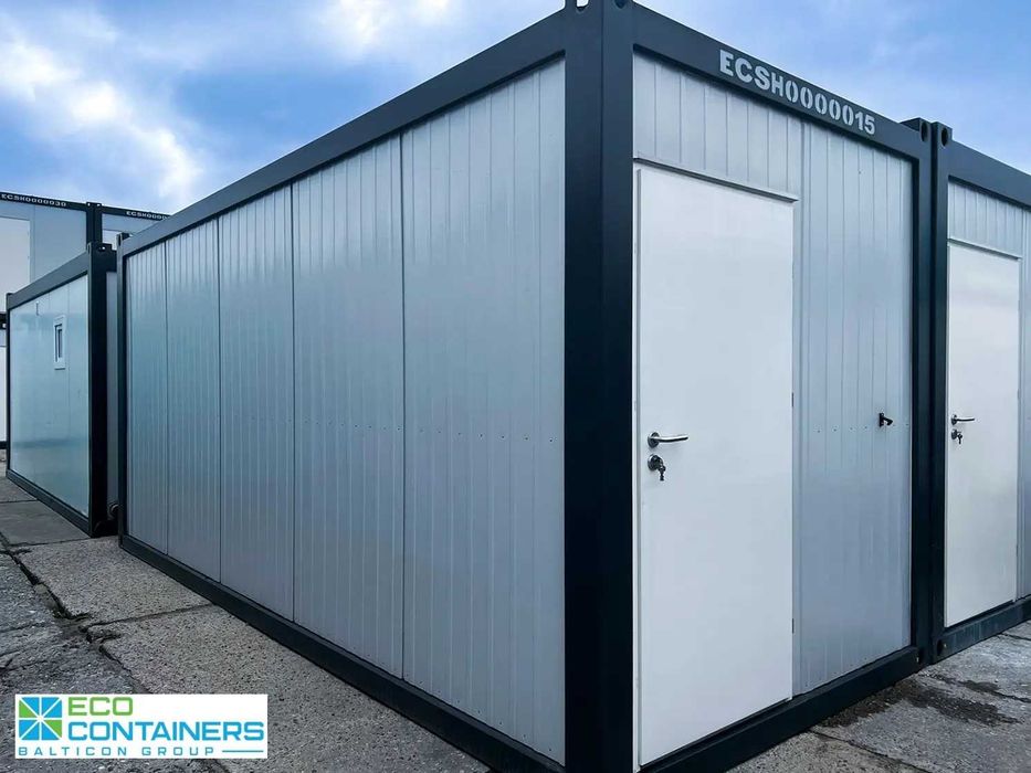 Kontener biurowy socjalny szatniowy 20HC Office używany stan BDB