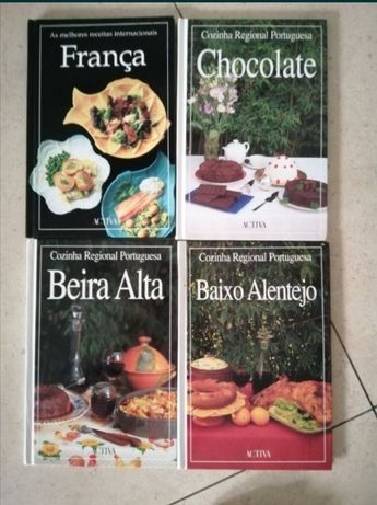 4 livros de culinária da Ativa