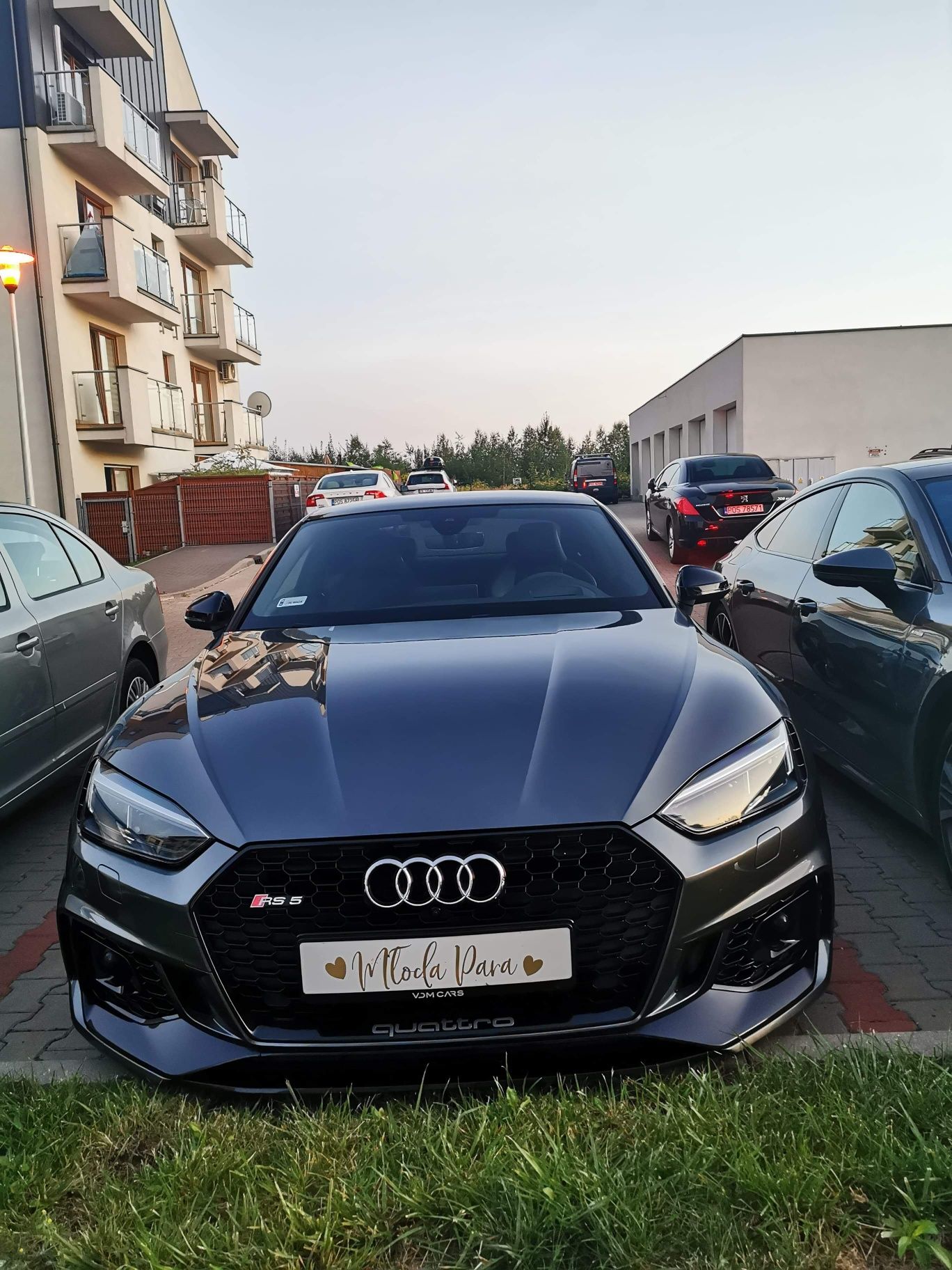 Audi RS5 do Ślubu DAYTONA GREY - Sami prowadzicie !!