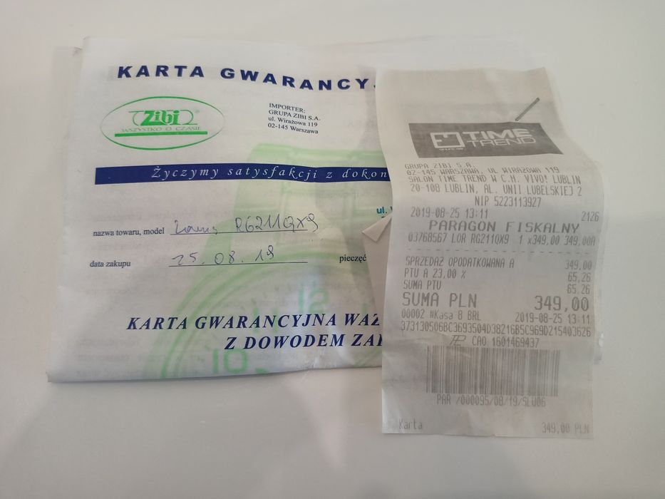 Zegarek damski Lorus jak nowy!