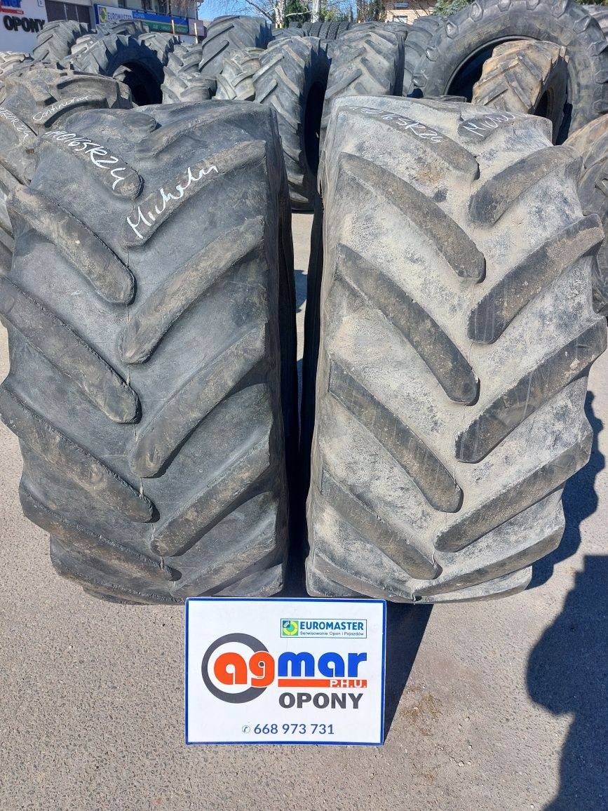440/65R24 Michelin opony używane rolnicze para