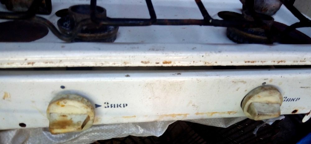 Газовая плита настольная на 2 конфорки с редуктором