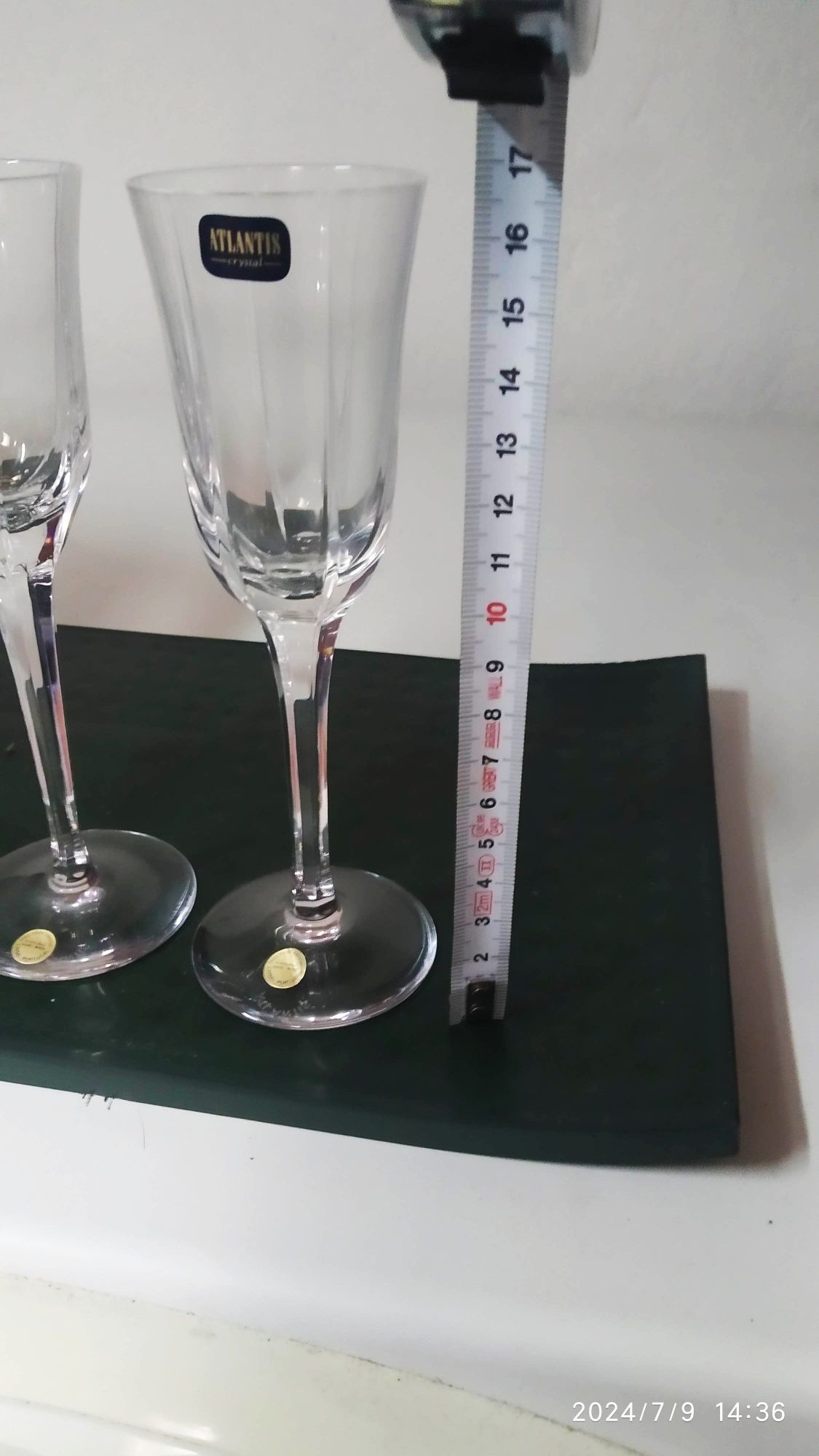 Copos de licor cristal Atlantis