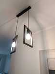 Lampa wisząca czarna industrialna