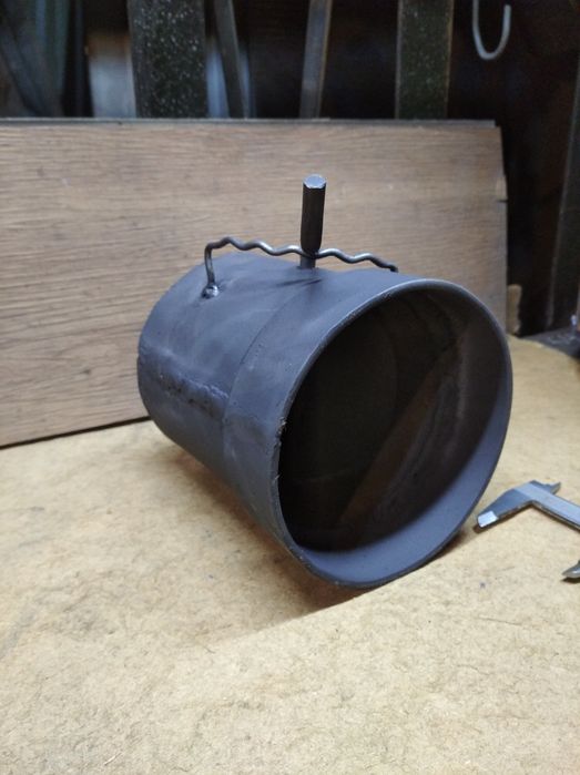 Шибер, заслонка на котел. Регулятор тяги.