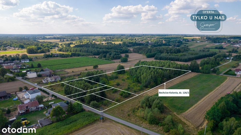 Nowa perspektywa - działka w Bechcicach Kolonii