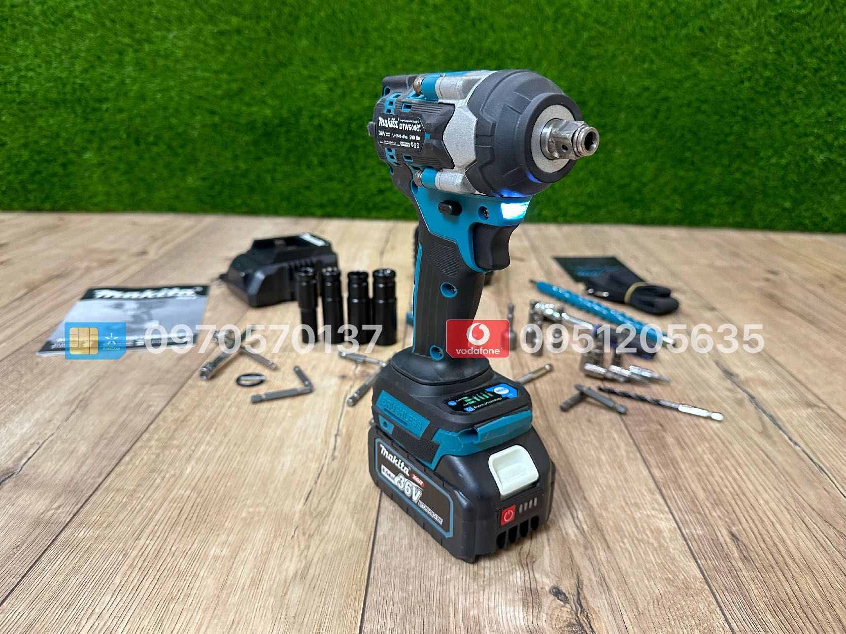 Акумуляторний Гайковерт Makita DTW500BL 36V 8Ah Крутний момент 500 Нм